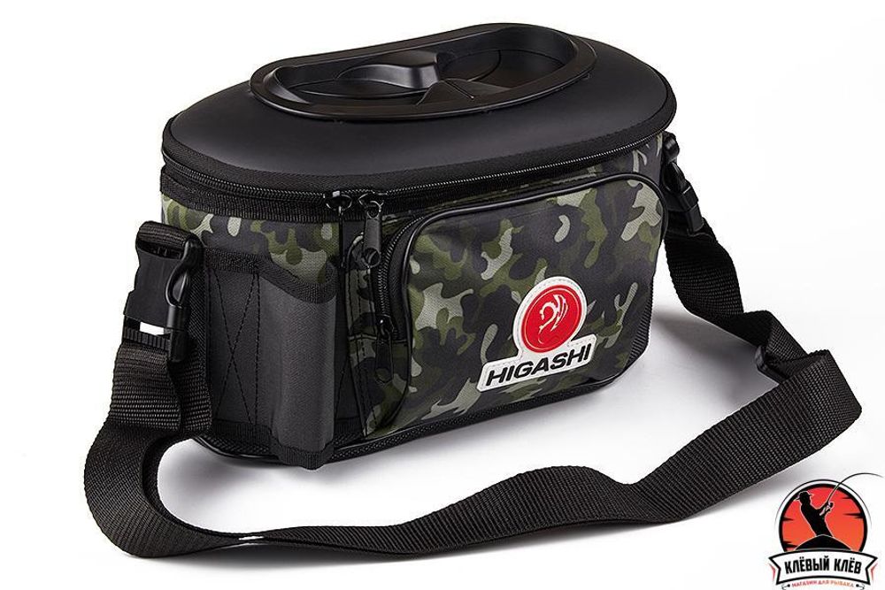 Термокан рыболовный HIGASHI Live bait box 4.5L #Camo