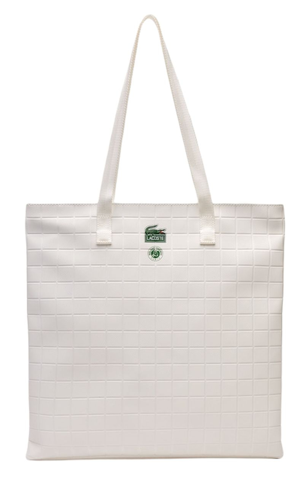 Сумка спортивная Lacoste x Roland Garros Edition Check Print Tote Bag