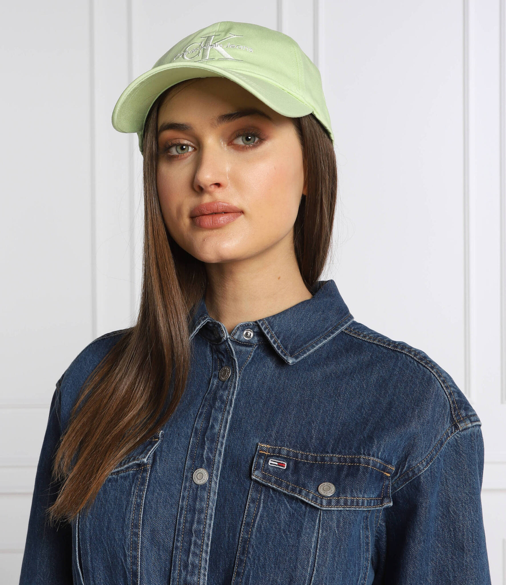 кепка ckj monogram CALVIN KLEIN JEANS - зеленый(K60K606624)