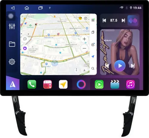 Магнитола для Porsche Cayenne 1 2002-2010 - FarCar GX877 монитор 13" 2K QLED на Android 14, S500+TS20, Быстрейшая,  CarPlay, 4G SIM-слот