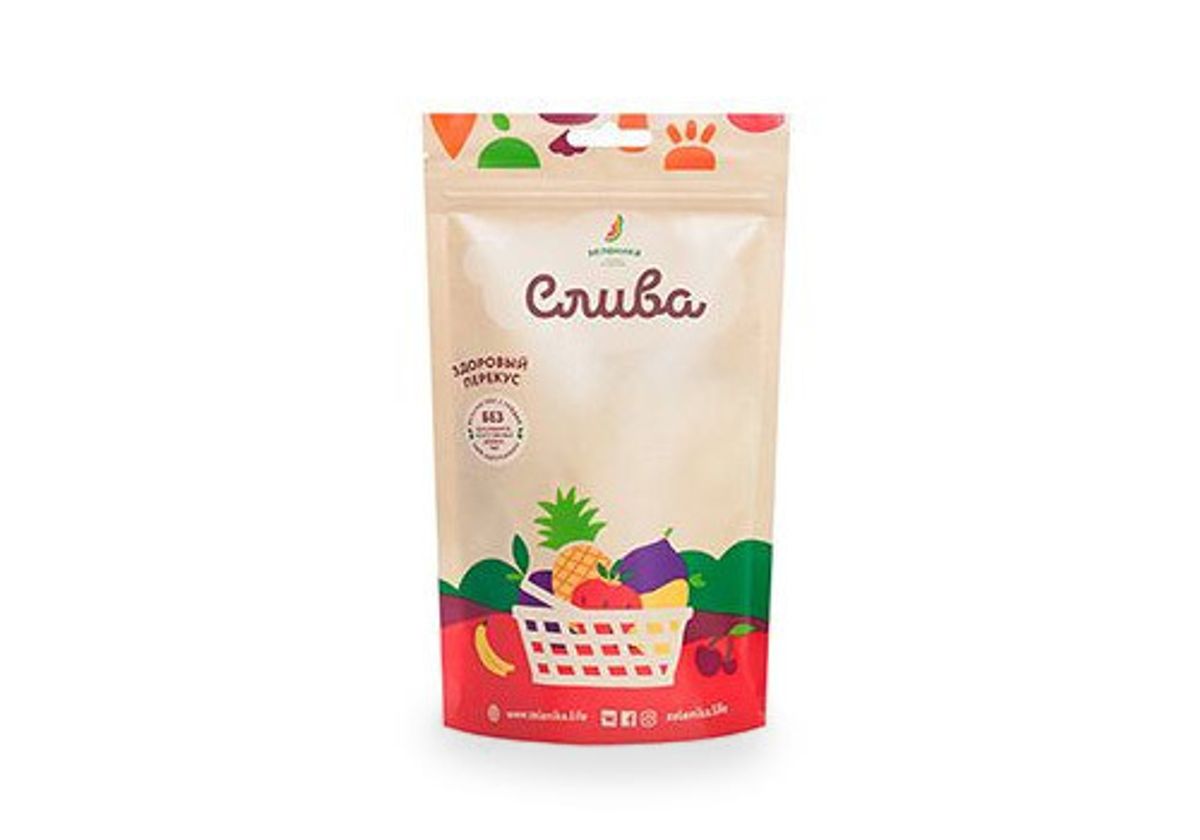 Здоровый фруктовый перекус из сливы, 20г