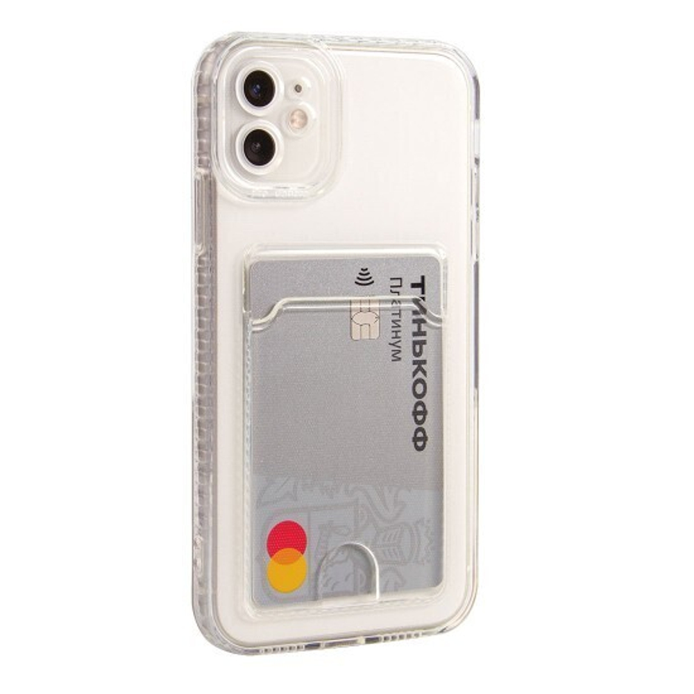 Силиконовый чехол для iPhone 14 Plus с карманом для карт, 013019 CM