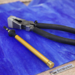 Синее непрозрачное витражное стекло Wanda Stained GC 6061SP, толщина 4 мм ArtWorker