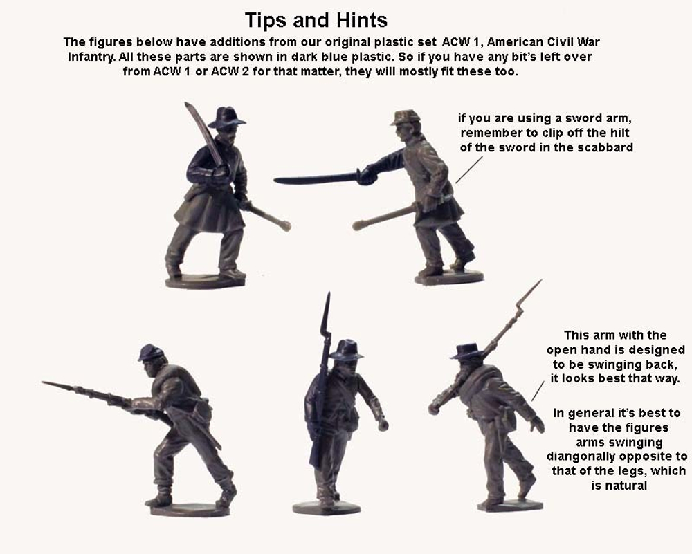ACW80 American Civil War Confederate Infantry 1861-65