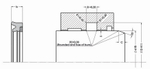 A153-100/3 PU U-образное штоковое уплотнение 100-115-15/16