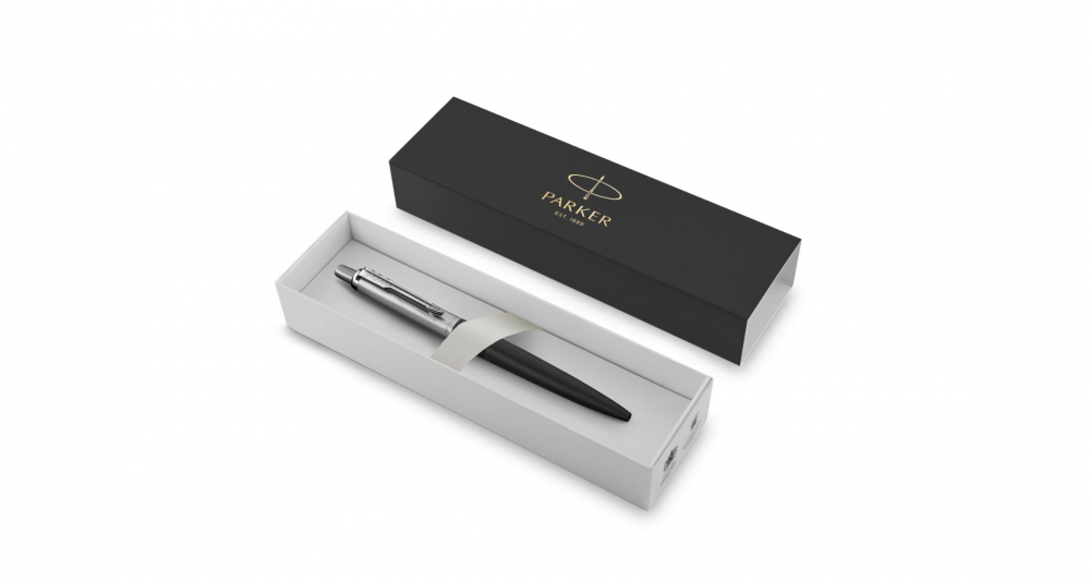 Шариковая ручка Parker Jotter XL, Black CT, стержень: M
