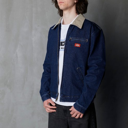 Куртка Dickies Denim Painter Jacket Dark Indigo артикул:DK0A88EG0DD1 - купить в магазине Дайс