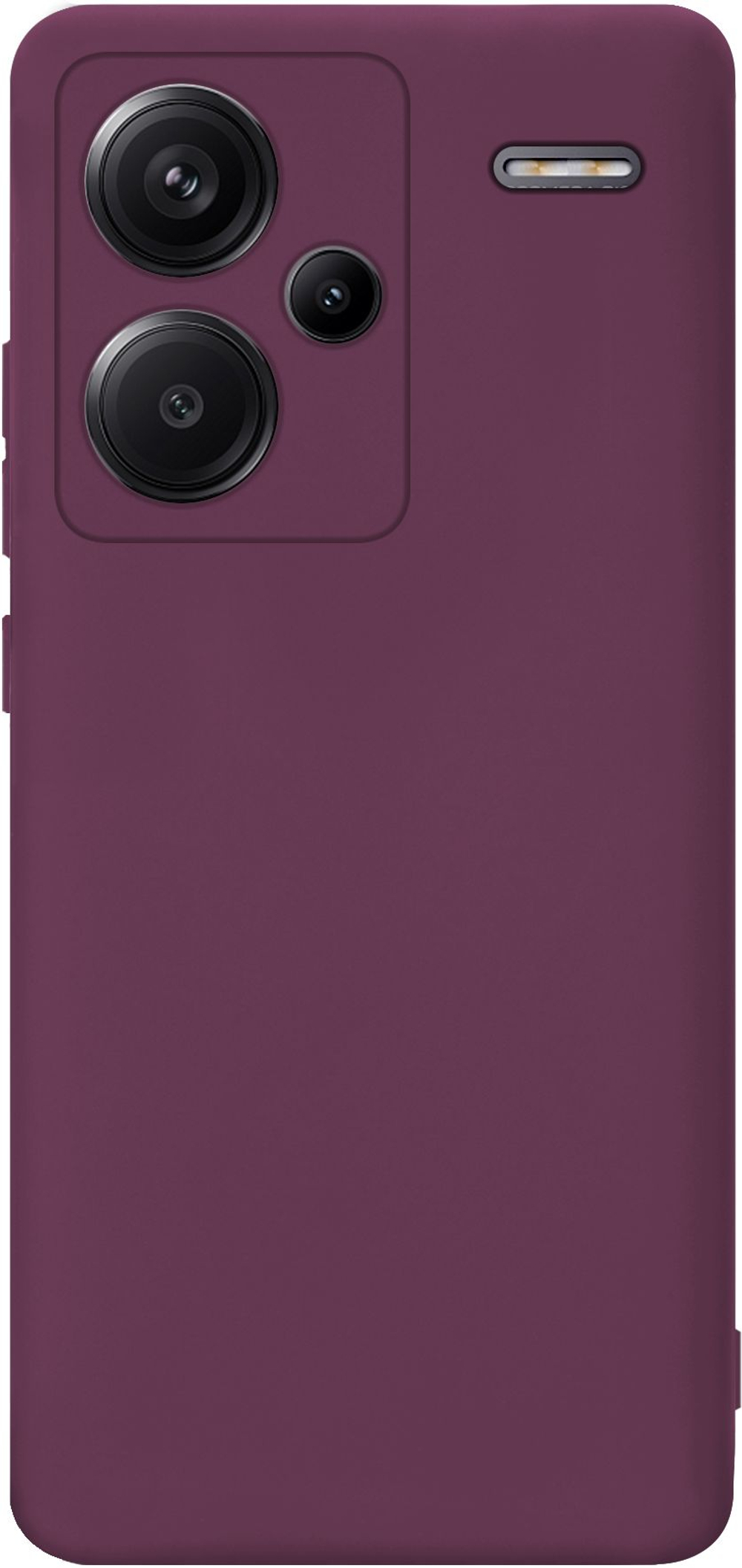 Мягкий Soft Touch чехол из силикона для XIAOMI REDMI NOTE 13 PRO PLUS с бархатной подкладкой