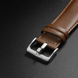 Ремешок из кожи коричневого цвета от Dux Ducis для смарт часов Apple Watch 38, 40, 41, 42мм, серия YS Series