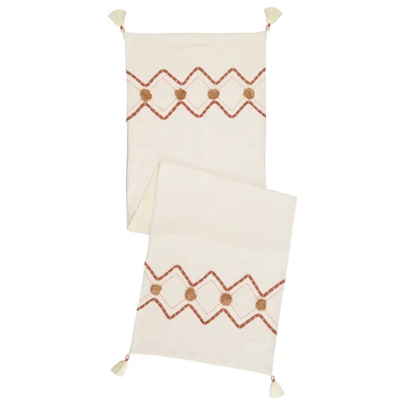 Дорожка на стол с вышивкой geometry из коллекции ethnic, 45х150 см