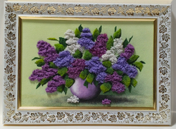 Карина " Сирень в горшке" 34-24см