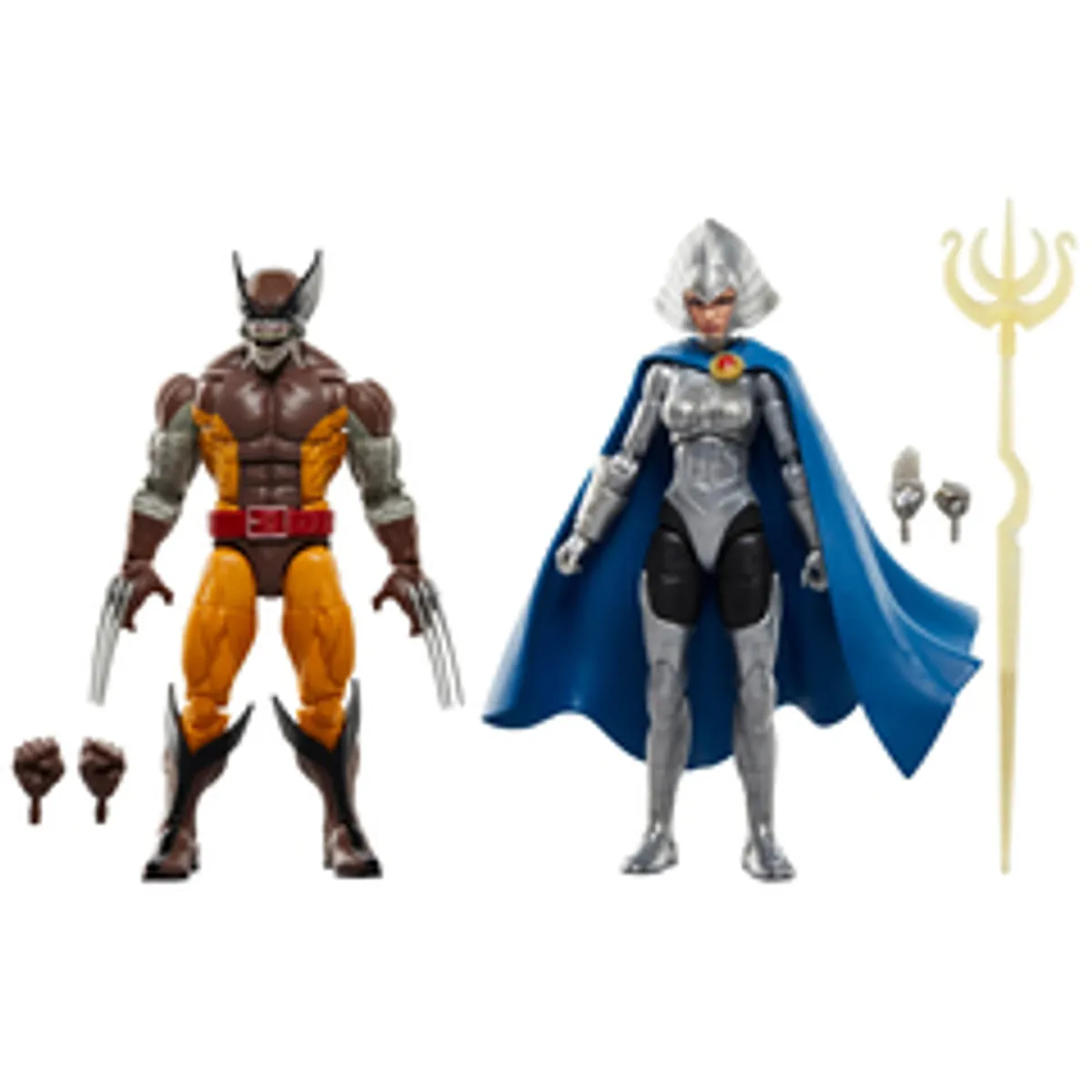 Фигурки Marvel Legends Wolverine 50th Anniversary: Wolverine and Lilandra Neramani
