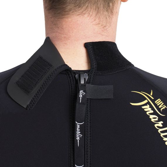 Гидрокостюм Marlin Malibu Ultra Shorty Man 2,5 мм черно-золотой