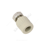 Муфта PP-R комбинированная серая Дн 20х3/4" с накидной гайкой VALFEX 10139120Г
