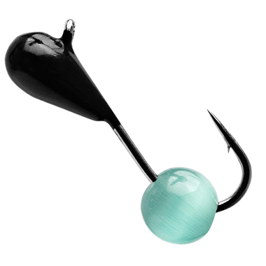 Мормышка вольфрам Premier Fishing Кошачий глаз 1.5гр капля d4.0 синий 1шт