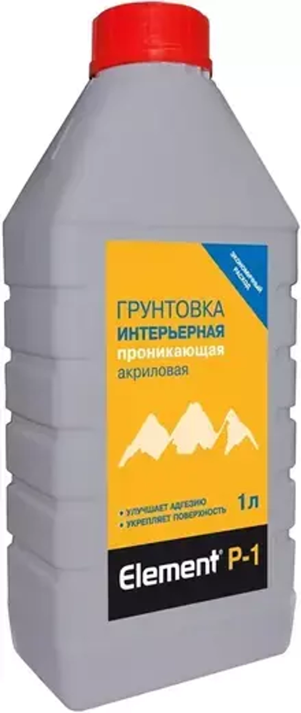 Грунтовка интерьерная Alpa Element P-1 проникающая акриловая бесцветная 1л