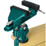 Мини тиски слесарные настольные поворотные Kraftool PRECISION 75 мм