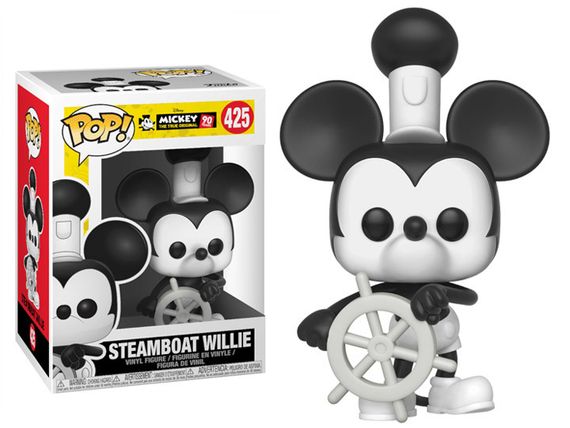 POP! Vinyl: Disney: Mickey's 9nth Anniversary: Steamboat WilPOP! Vinyl: Disney: Mickey's 9nth Anniversary: Steamboat Willie