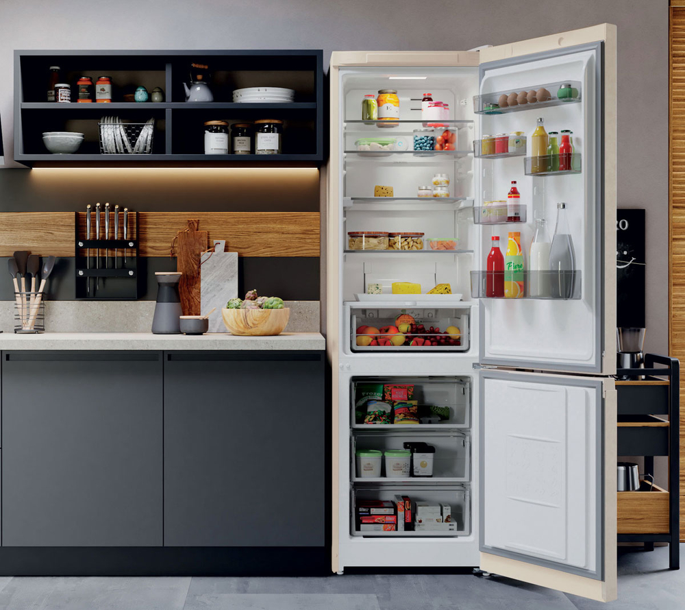 Двухкамерный холодильник Hotpoint HT 7201I AB O3 мраморный