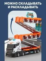Автовоз грузовик складной скоростная трасса