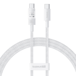 USB-C Кабель Baseus Gem Charging+Data 100W 1m - Moon White