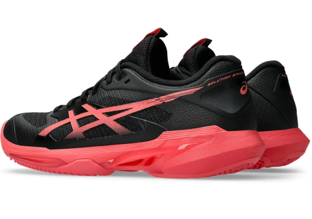Женские теннисные кроссовки Asics Solution Speed FF 4 Clay - black/sienna
