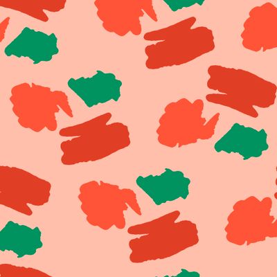 Акварельные истории на персиковом фоне