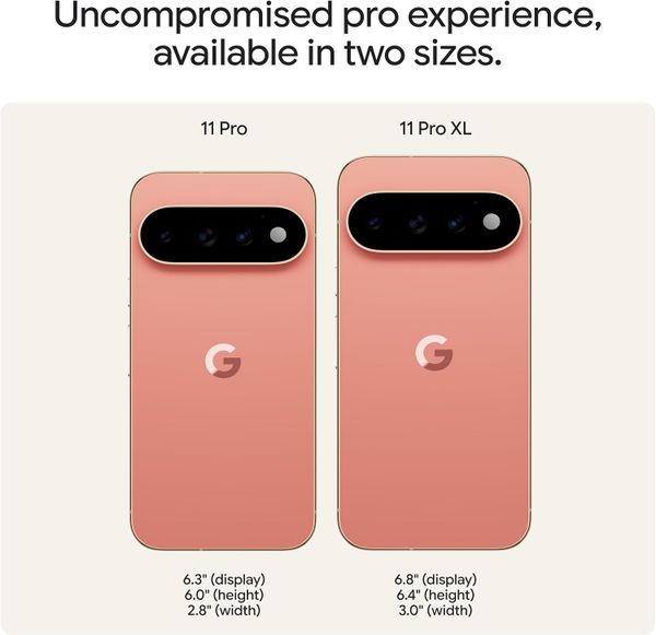 Смартфон Google Pixel 11 Pro XL 12/256 ГБ Каньон | Canyon (Global)