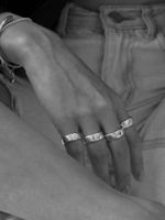 Кольцо Кристалл души с черным фианитом / Crystal Soul Black