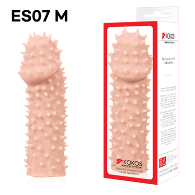 Насадка Extreme Sleeve с шипами телесная TPR KOKOS ES-007-M