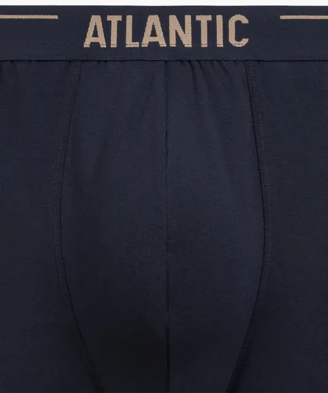 Трусы мужские боксеры (5шт) Atlantic 5SMH-004, хлопок, темно-синий