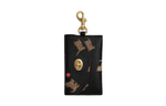 COACH Turnlock Coated Canvas With Leather Card Holder Regular Women"s Black