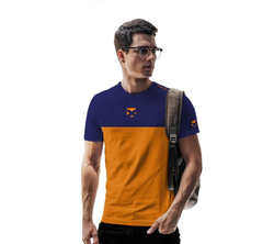 Мужская теннисная футболка Pacific Break — navy/orange
