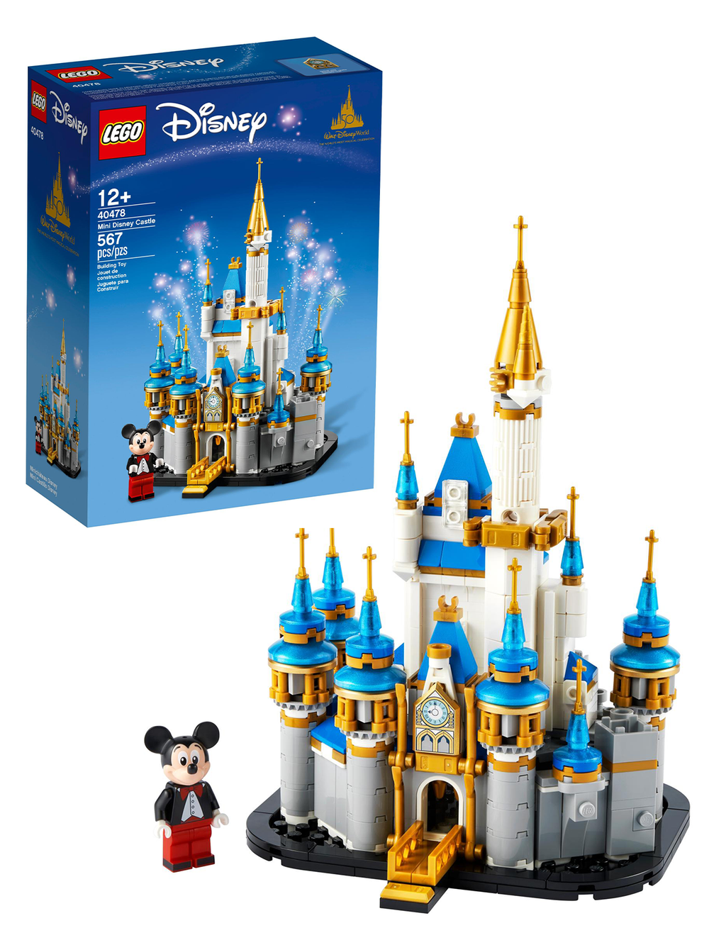 Конструктор Лего дисней Сувенирный набор Замок 40478 LEGO Disney Mini Castle 567 деталей 12+