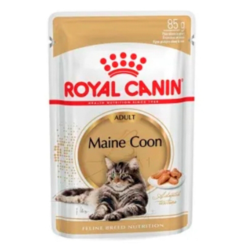 Royal Canin Пауч для взрослых кошек породы Мейн кун в соусе, 85гр