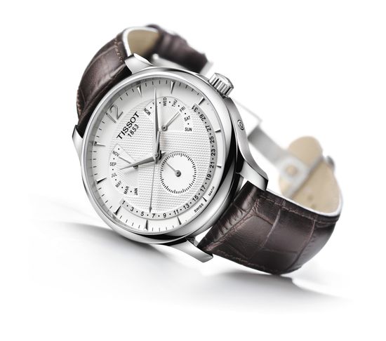 Мужские швейцарские часы Tissot Tradition T063.637.16.037.00 Perpetual Calendar