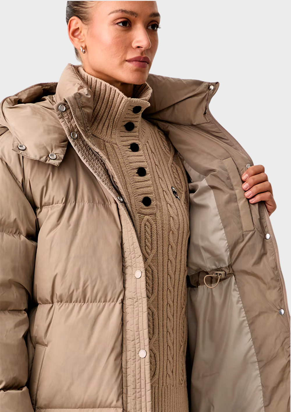 Пуховик KARL LAGERFELD Essential Mid Puffer Jacket