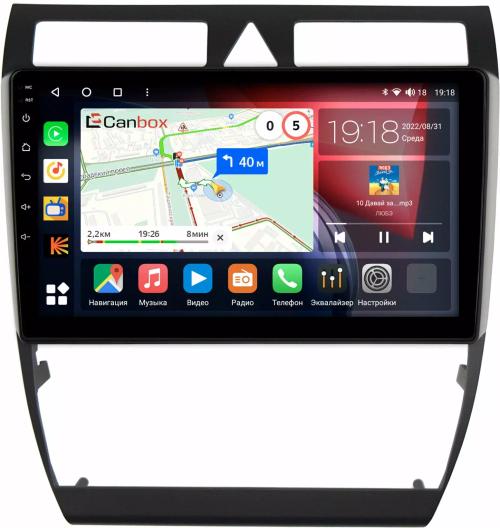 Магнитола для Audi A6 2001-2004 - Canbox 9110 Qled, Android 10, Быстрая, SIM-слот
