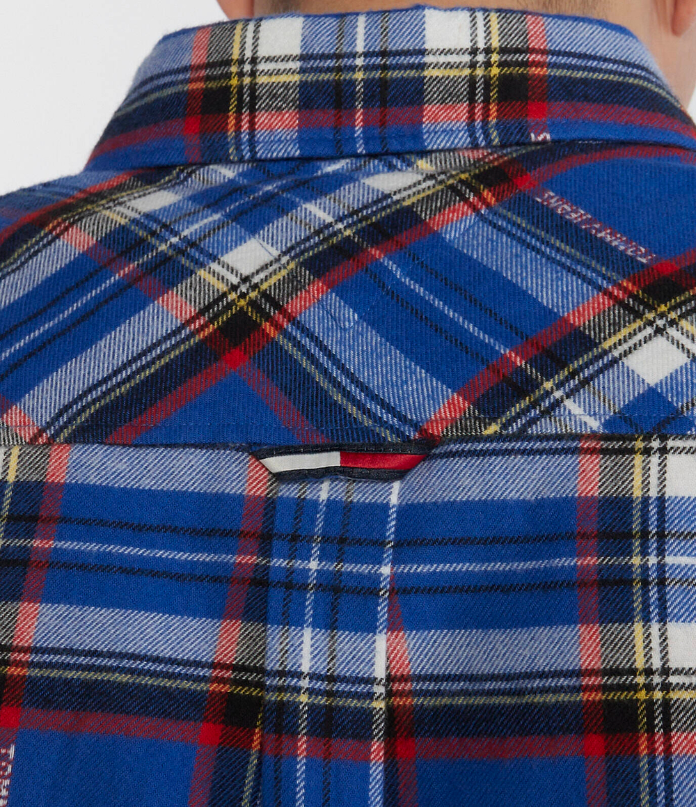 Рубашка TOMMY CHECK Tommy Jeans - голубой(DM0DM17245)