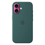 Силиконовый чехол с поддержкой MagSafe Apple Silicone Case для iPhone 16, Lake Green (Озерно-зеленый)