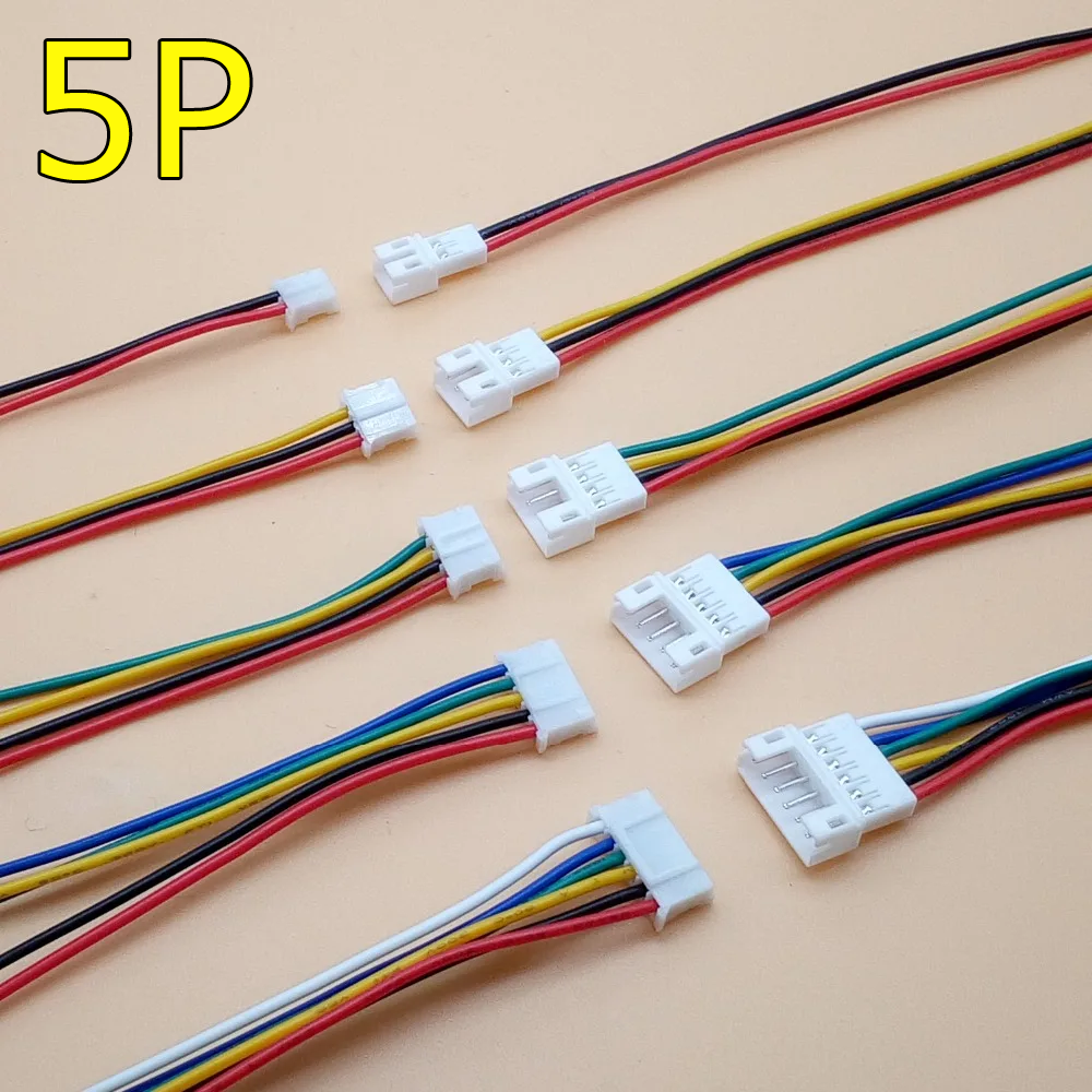 Разъем PH 2.0 с проводом 20см - 5P ПаПа