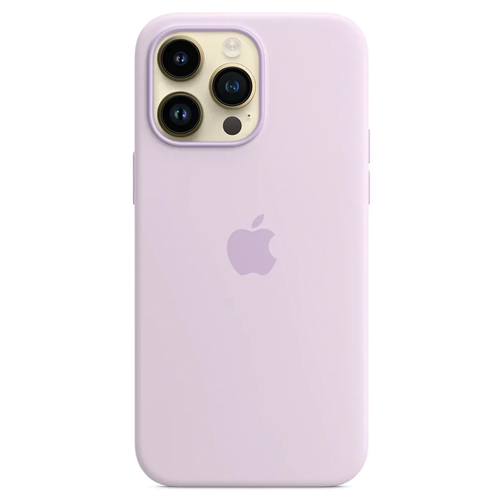 Силиконовый чехол с поддержкой MagSafe Apple Silicone Case для iPhone 14 Pro Max, Lilac (Сиреневый)
