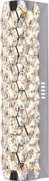 Светильник настенный LED 20W 3000К-6000К 4040/09/01W хром/прозрачный Rhombus Stilfort