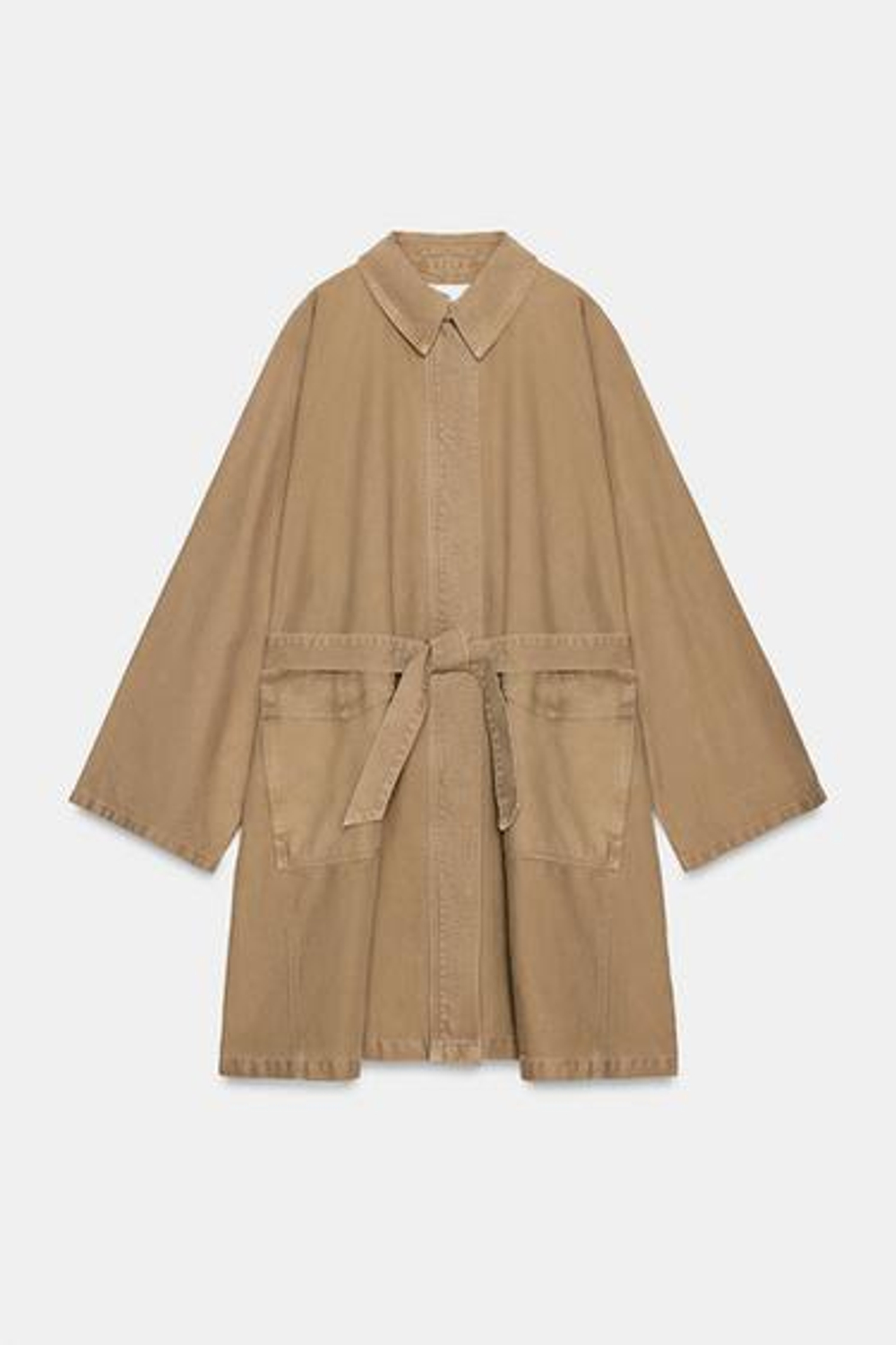 OVERSIZE UZUN TRENÇKOT - ZARA
