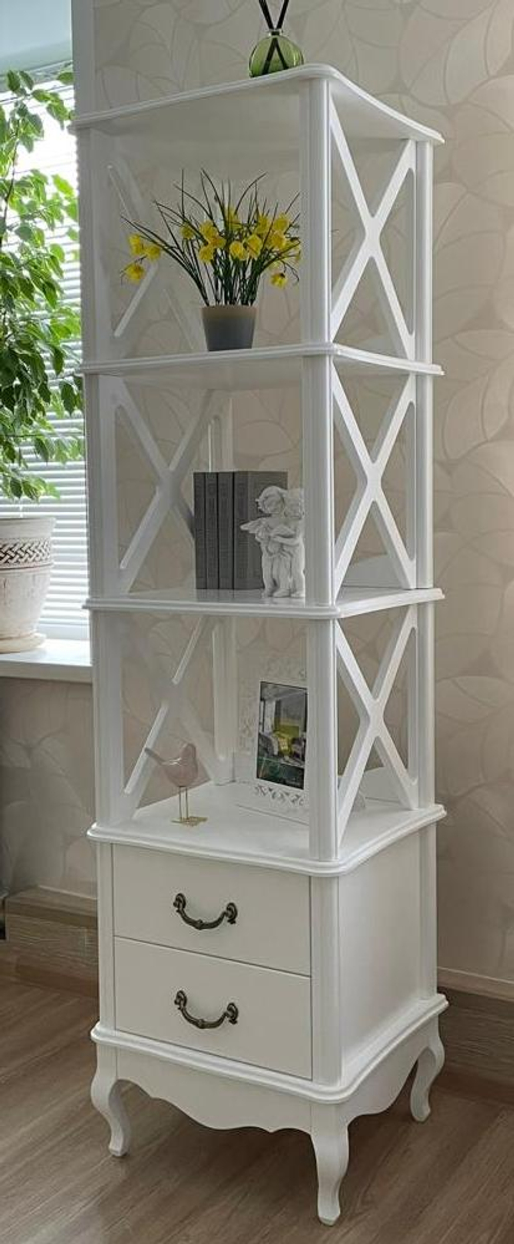 Этажерка Zip-mebel 3 полки Малонн Ави Белый