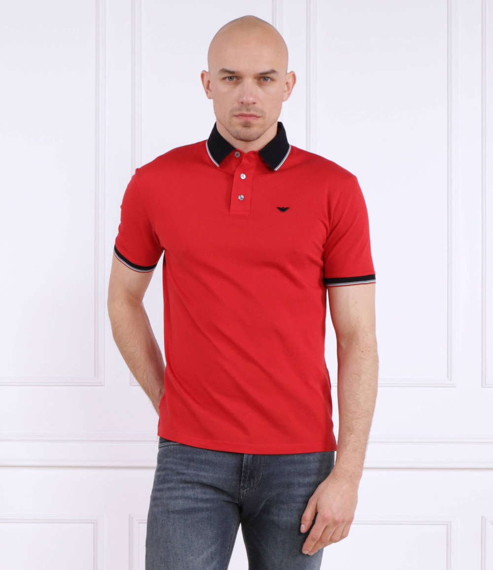 Поло Emporio Armani - красный(3R1F70 1JTKZ)