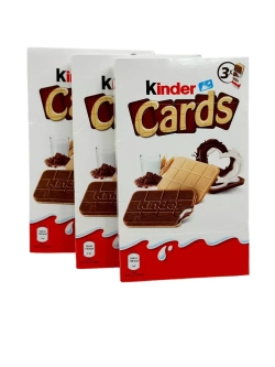 Вафли Kinder Cards ( 3уп по 76,8гр.)