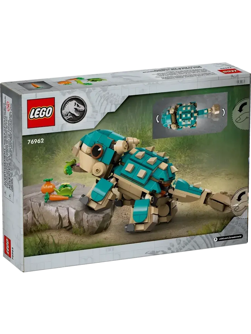 Конструктор LEGO Jurassic World 76962 Малыш Бампи:анкилозавр