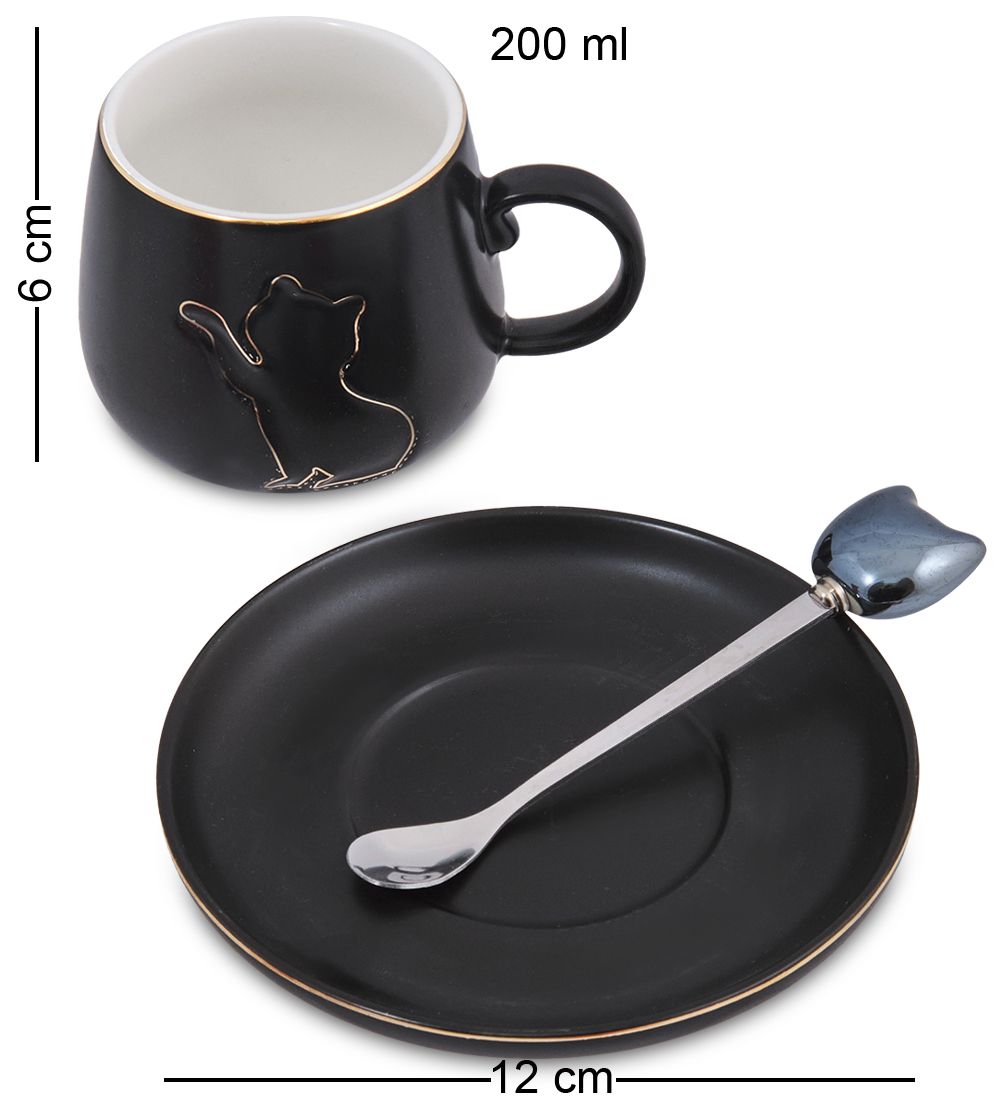 GAEM Art MUG-413/1 Чайная пара «Кошечка»