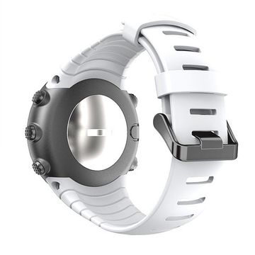 Ремешок силиконовый для Suunto Core спортивный (Белый)